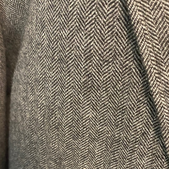 Gap Men's Blazer Large Herringbone Wool Blend Jacket 2 Button Sport Coat 42-44 - Picture 8 of 15